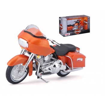 Machetă moto Maisto [1:18] - Harley-Davidson FLTR ROAD GLIDE 2002 - orange [set DCC-MAI31360-38-12] [GDJ=20-18865]